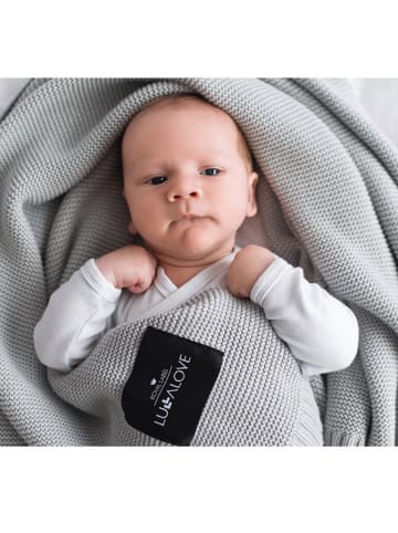 Lullalove Decke in Hellgrau