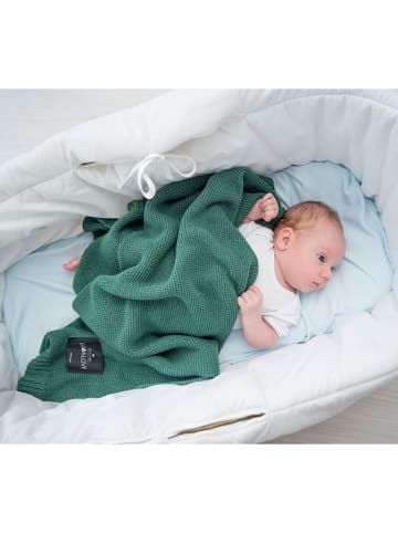 Lullalove Kocyk w kolorze zielonym