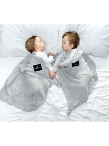 Lullalove Kocyk w kolorze jasnoszarym