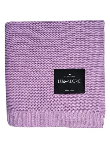 Lullalove Kocyk w kolorze fioletowym