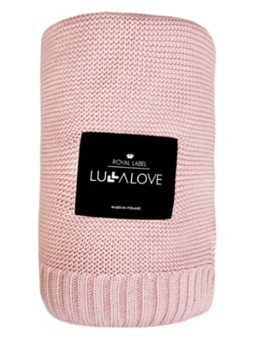 Lullalove Decke in Hellrosa