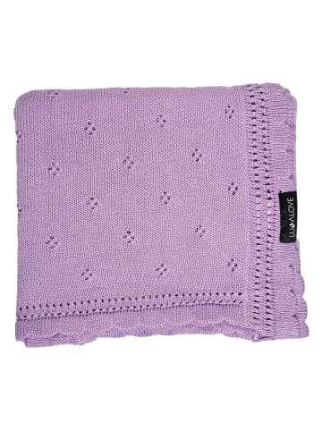 Lullalove Decke "Daisy" in Lila