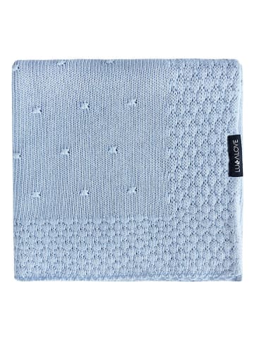 Lullalove Decke in Hellblau