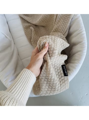 Lullalove Wełniany kocyk w kolorze beżowym