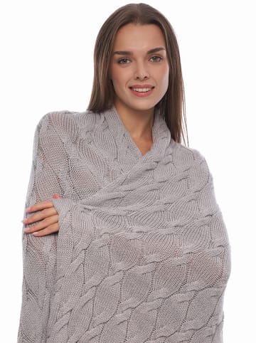 Lullalove Wełniany kocyk w kolorze szarym