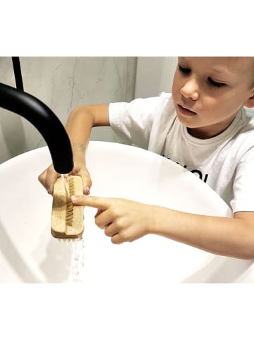 Lullalove Szczotka w kolorze beżowym do paznokci