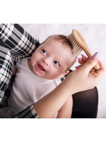Lullalove 2er-Set: Haarbürsten in Natur