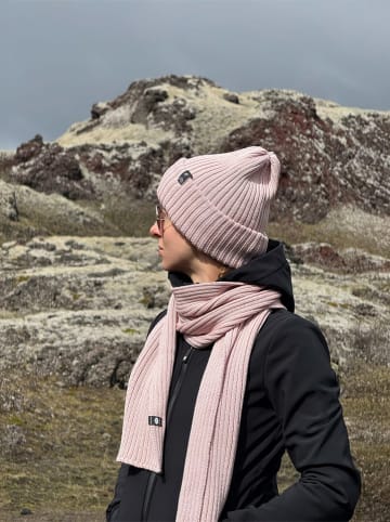 Lullalove Wollschal in Rosa - (L)160 x (B)25 cm