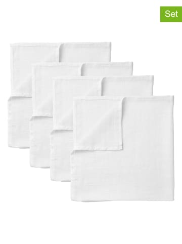 Lullalove Chusty (4 szt.) w kolorze białym do odbijania