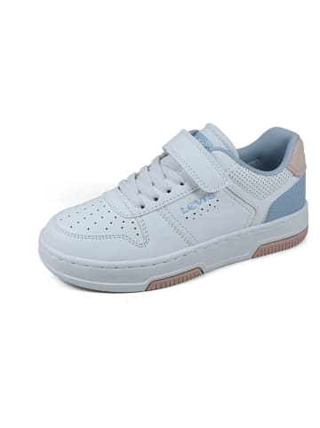 Levi's Sneakers wit/lichtblauw/lichtroze