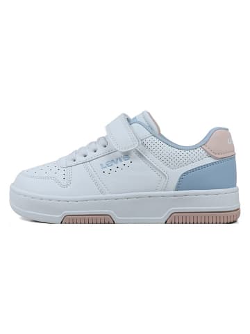 Levi´s Sneakersy w kolorze biało-jasnoróżowo-błękitnym