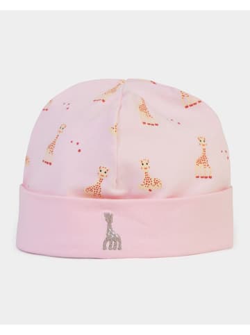 Sophie la Girafe Czapka w kolorze jasnoróżowym