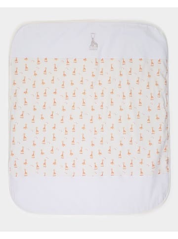 Sophie la Girafe Wickeldecke in Weiß/ Gelb - (L)8 x (B)75 cm