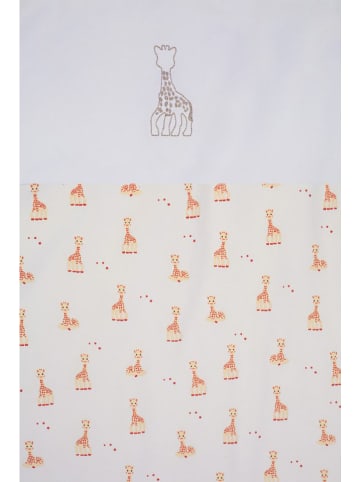 Sophie la Girafe Wickeldecke in Weiß/ Gelb - (L)8 x (B)75 cm