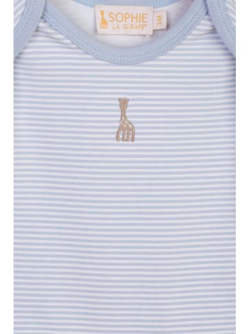 Sophie la Girafe Body in Weiß/ Hellblau