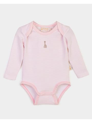 Sophie la Girafe Body in Weiß/ Rosa
