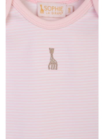 Sophie la Girafe Body in Weiß/ Rosa