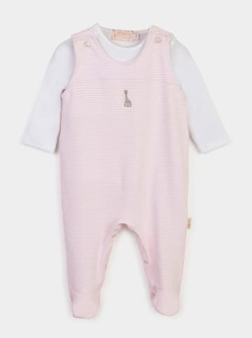 Sophie la Girafe 2tlg. Outfit in Weiß/ Rosa