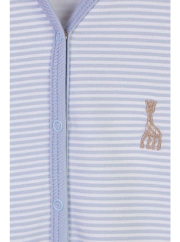 Sophie la Girafe Strampler in Weiß/ Hellblau