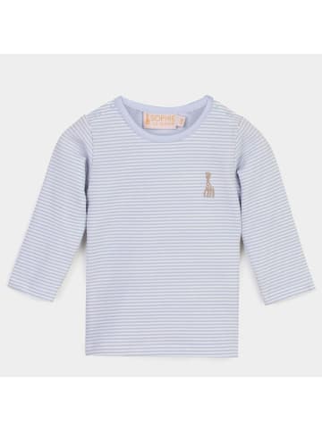 Sophie la Girafe Longsleeve in Weiß/ Hellblau