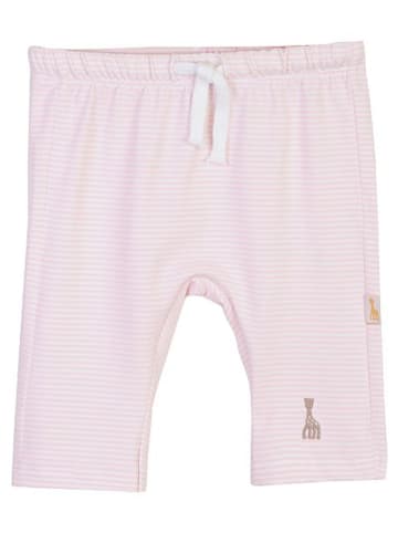 Sophie la Girafe Sweathose in Weiß/ Rosa