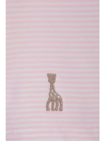 Sophie la Girafe Sweathose in Weiß/ Rosa