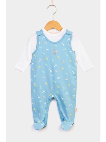 Sophie la Girafe 2-częściowy zestaw w kolorze biało-błękitnym