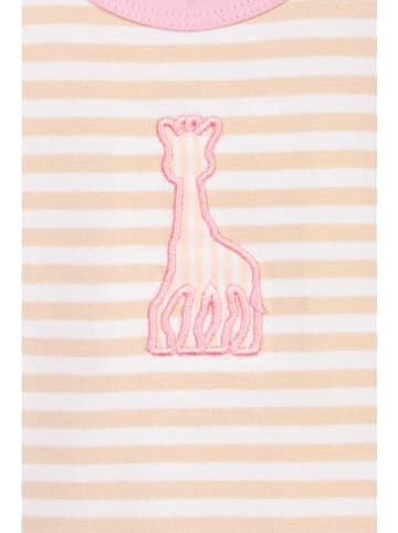 Sophie la Girafe Body in Weiß/ Orange