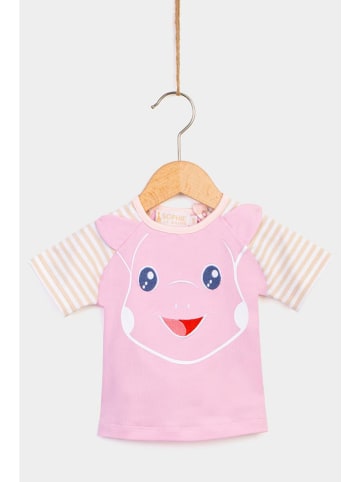 Sophie la Girafe 2tlg. Outfit in Rosa/ Beige