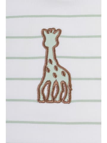 Sophie la Girafe Body in Weiß/ Grün