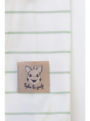 Sophie la Girafe Strampler in Weiß/ Grün