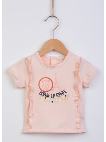 Sophie la Girafe 2tlg. Outfit in Rosa/ Weiß