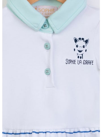 Sophie la Girafe Sukienka w kolorze biało-niebieskim