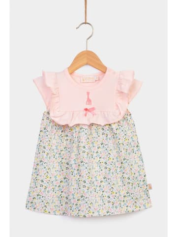 Sophie la Girafe Kleid in Rosa/ Weiß
