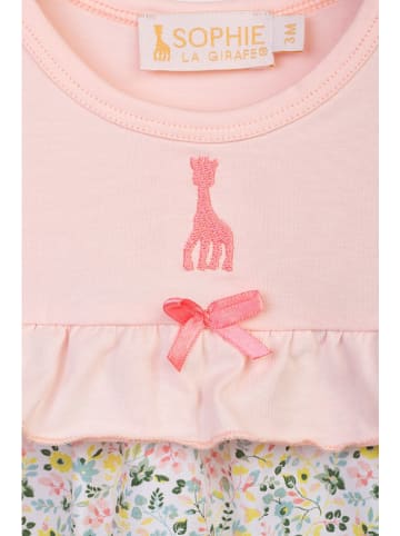 Sophie la Girafe Kleid in Rosa/ Weiß