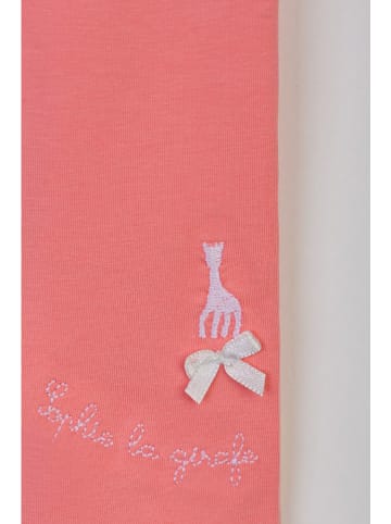 Sophie la Girafe Legginsy w kolorze jasnoróżowym