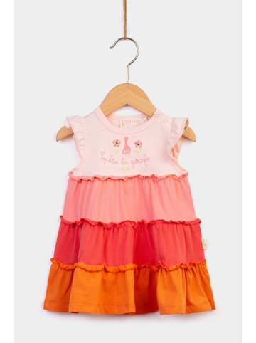 Sophie la Girafe Kleid in Rosa/ Orange