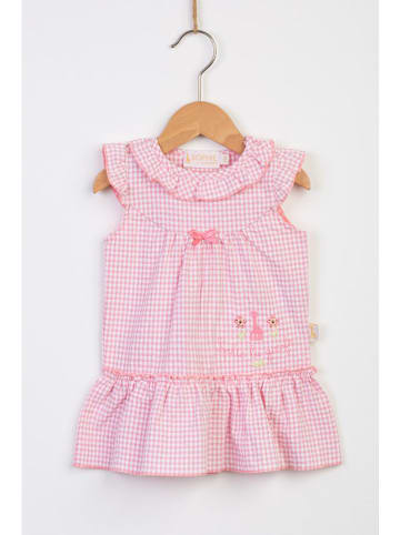 Sophie la Girafe Kleid in Weiß/ Pink