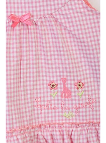 Sophie la Girafe Kleid in Weiß/ Pink