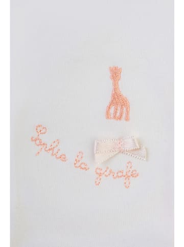 Sophie la Girafe Legginsy w kolorze białym