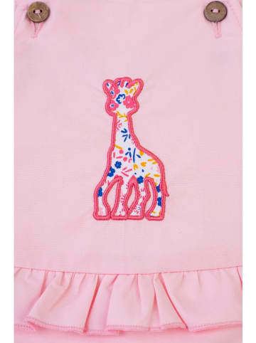 Sophie la Girafe Latzhose in Rosa