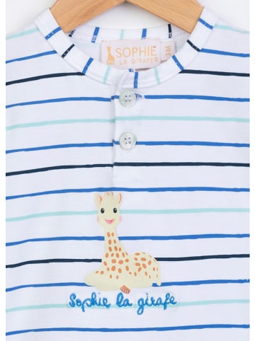 Sophie la Girafe 2tlg. Outfit in Weiß/ Blau
