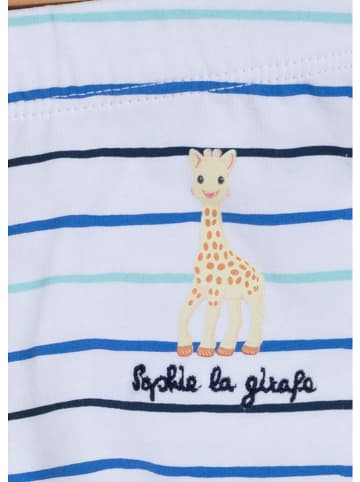 Sophie la Girafe Shorts in Weiß/ Blau