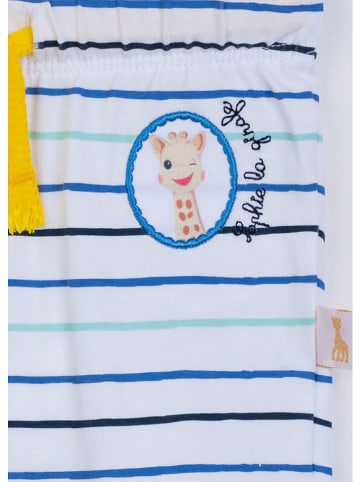 Sophie la Girafe Sweathose in Weiß/ Blau