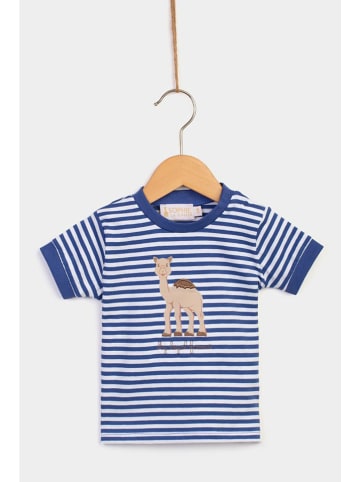 Sophie la Girafe Shirt in Weiß/ Blau