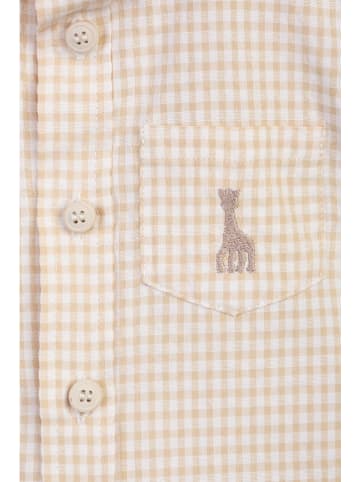 Sophie la Girafe Hemd in Weiß/ Beige