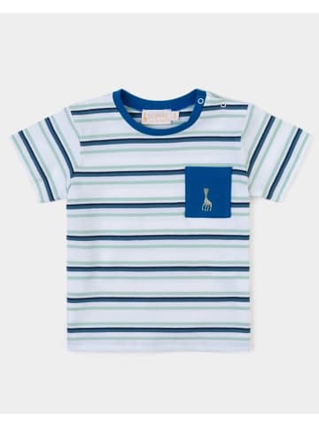 Sophie la Girafe Shirt in Weiß/ Blau