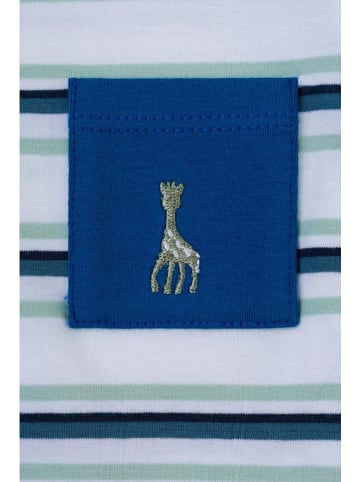 Sophie la Girafe Shirt in Weiß/ Blau