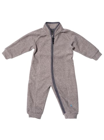 Isbjörn Fleece-Overall "Lynx" in Grau