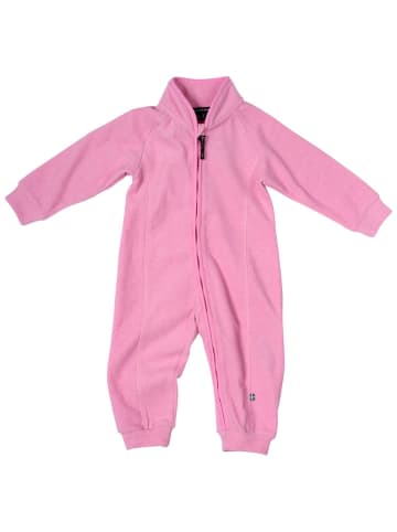 Isbjörn Fleece-Overall "Lynx" in Rosa